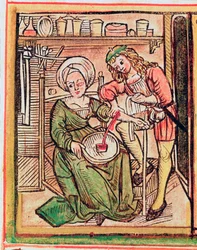 Blodutgjutning, ur "Tractatus de Pestilencia".